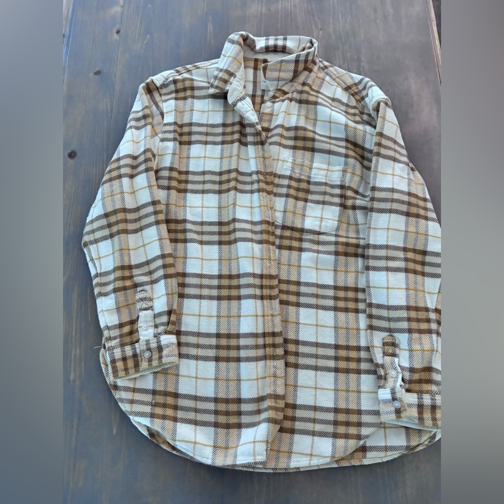 American Eagle flannel button down medium
